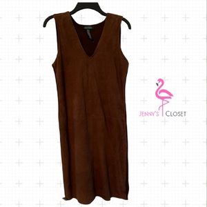 Lauren, Ralph Lauren, Size Small, Dark Brown Suede Dress